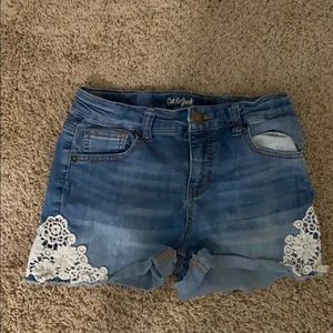 Children’s denim shorts